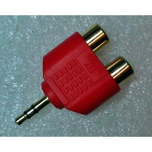 3.5mm Mini Jack to RCA Adapter, each